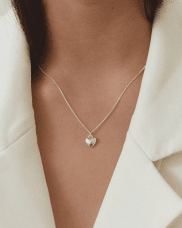 ANI Heart Charm silver