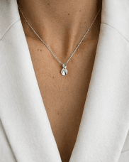 Drakenberg Sjölin Hortensia drop halsband silver