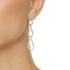 Efva Attling Hooked On A Feeling örhängen hängande silver