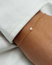 Drakenberg/Sjölin Hope single armband diamant 0,075 ct , VS1, H Weeselton 18 k