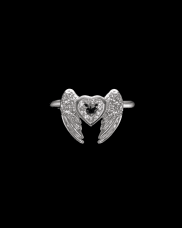 Maria Nilsdotter The Inspired Heart ring silver