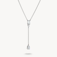 Thomas Sabo Bold Elegance halsband Y-form med cubik zirkonsilver 
