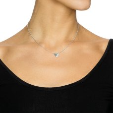 Efva Attling Little Miss Butterfly Halsband silver 42-45cm