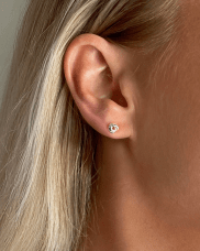 Drakenberg/Sjölin Le Knot flat drop örhänge silver