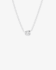 Drakenberg/Sjölin Le Knot small flat drop halsband silver