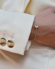 Drakenberg/Sjölin Lotus armband i silver