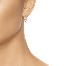 Efva Attling Love Knot creoler silver