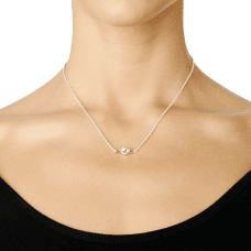 Efva Attling Love Knot Halsband Silver
