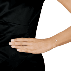 Efva Attling Mini Crazy Heart armband silver 