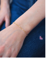 By Sofia Wistam Ocean Muse armbandi förgylld mässing