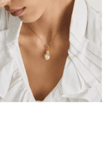 Thomas Sabo Hänge bläckfisk med pärla Premiumlegering, 18k guldpläterad