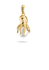 Thomas Sabo Hänge bläckfisk med pärla Premiumlegering, 18k guldpläterad