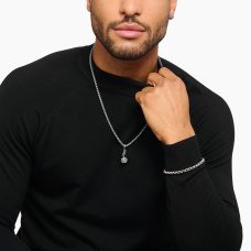 Thomas Sabo Hängsmycke Midnight Rose i silver 