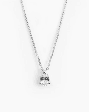 ANI Pear halsband silver
