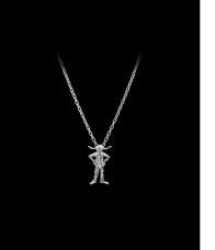 Maria Nilsdotter Pippi halsband silver