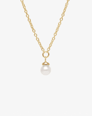 Drakenberg/Sjölin Petite Pearl single halsband guld 18 k sötvattenpärla