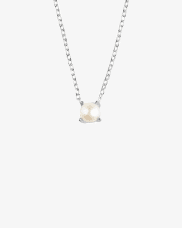 Drakenberg Sjölin Petite pearl single halsband silver