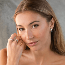 Efva Attling Sparkle of Life ring silver st.17,5