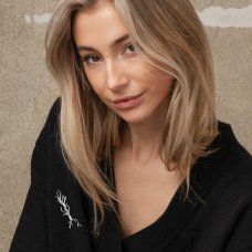 Efva Attling Rötter brosch silver