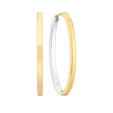 Sif Jakobs Ellisse pianura medio örhängen i förgyllt silver och silver