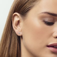 Sif Jakobs Diamond Venice Medio Örhänge 14k vitguld med labb.dia 0,5ct