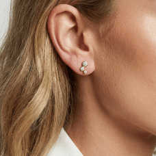 Sif Jakobs Sardinien Tre örhängen guldpläterat silver