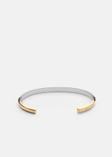 Skultuna Thin SB Cuff stål/guld 