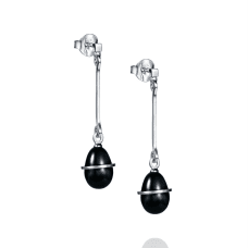 Efva Attling Slick & Black örhänge silver