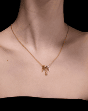 Maria Nilsdotter Charm Spacer stud silver