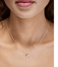 Maria Nilsdotter Tiny Tuvstarrs Heart halsband silver