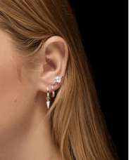 Maria Nilsdotter Tiny poison arrow örhänge silver