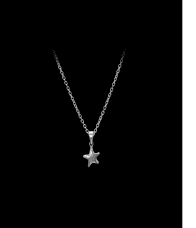 Maria Nilsdotter Tiny Tuvstarrs Star halsband silver