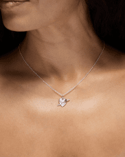 Maria Nilsdotter Tuvstarr halsband silver