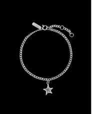 Maria Nilsdotter Tiny Tuvstarrs Star armband silver