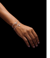 Maria Nilsdotter Tiny Tuvstarrs Star armband silver