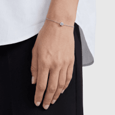 Sif Jakobs Princess Uno Armband Silver cz