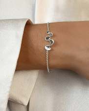 Drakenberg Sjölin Water flow small armband silver