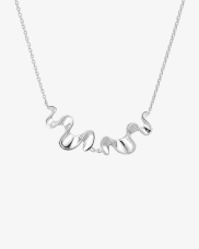 Drakenberg Sjölin Water flow halsband silver