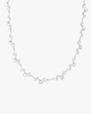 Drakenberg Sjölin Water flow small full halsband silver