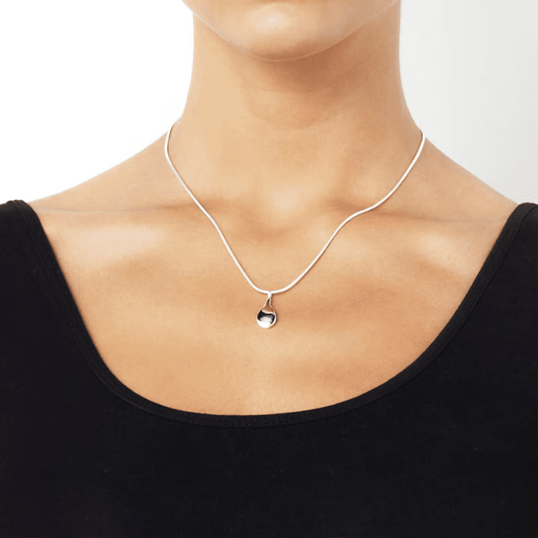 Efva Attling Happy Tear Pendant Halsband Silver 45cm