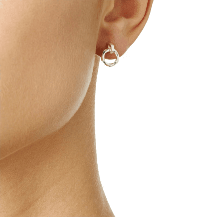 Efva Attling Viking örhängen silver 