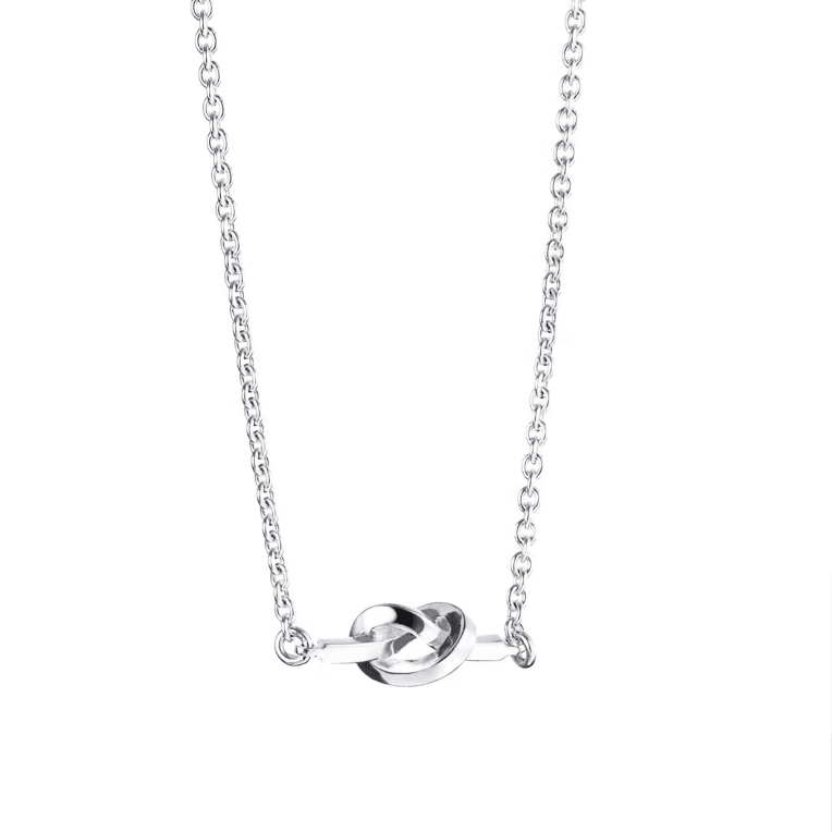 Efva Attling Love Knot Halsband Silver