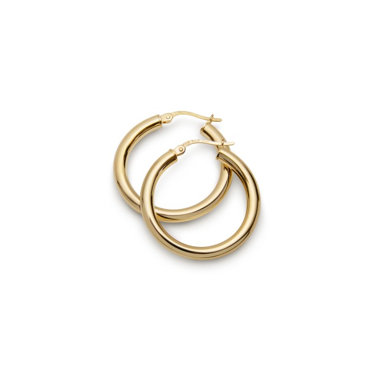 Svedbom Örhänge creol 18 k guld 3 X 20 mm