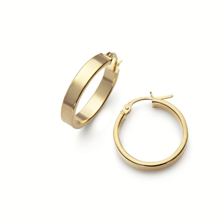 Svedbom Örhänge creol 18 k guld 3,5 X 15 mm