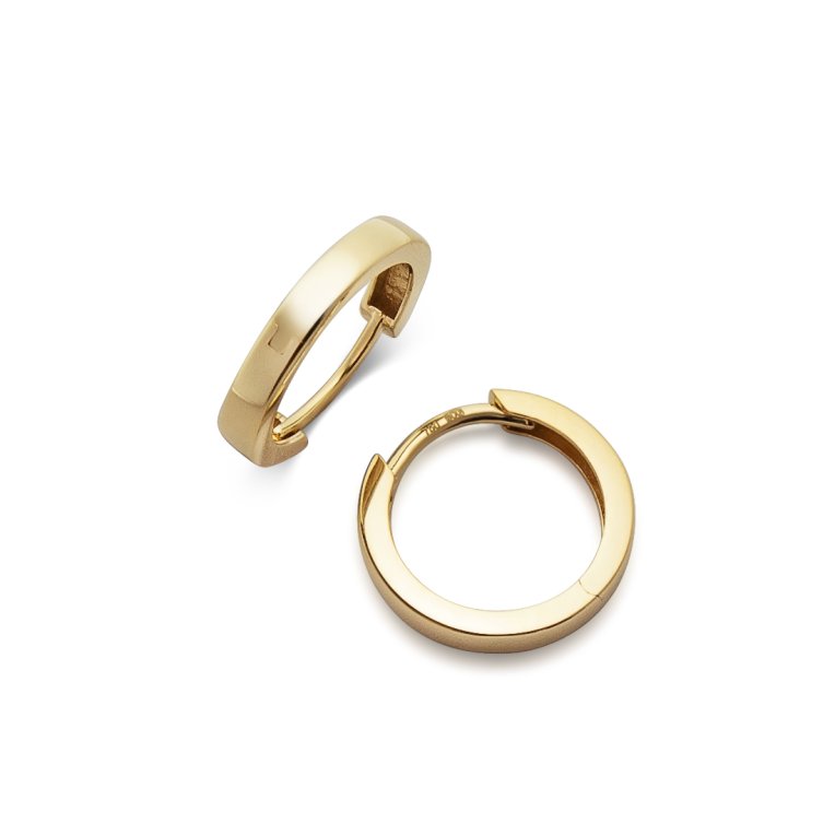 Svedbom Örhänge creol 18k guld 4x15mm