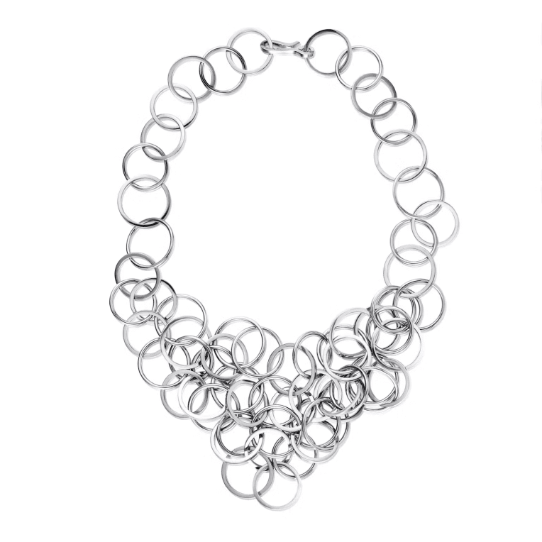 Efva Attling Messy ring halsband silver