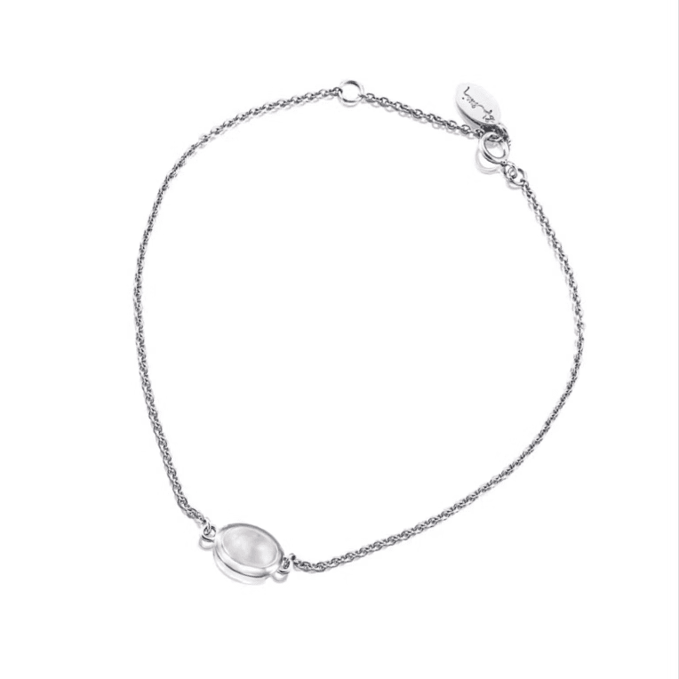 Efva Attling Love bead armband med rosa kvarts silver