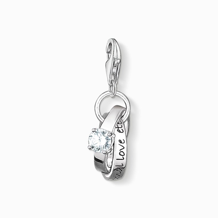 Thomas Sabo Charm-hängsmycke vigselringar