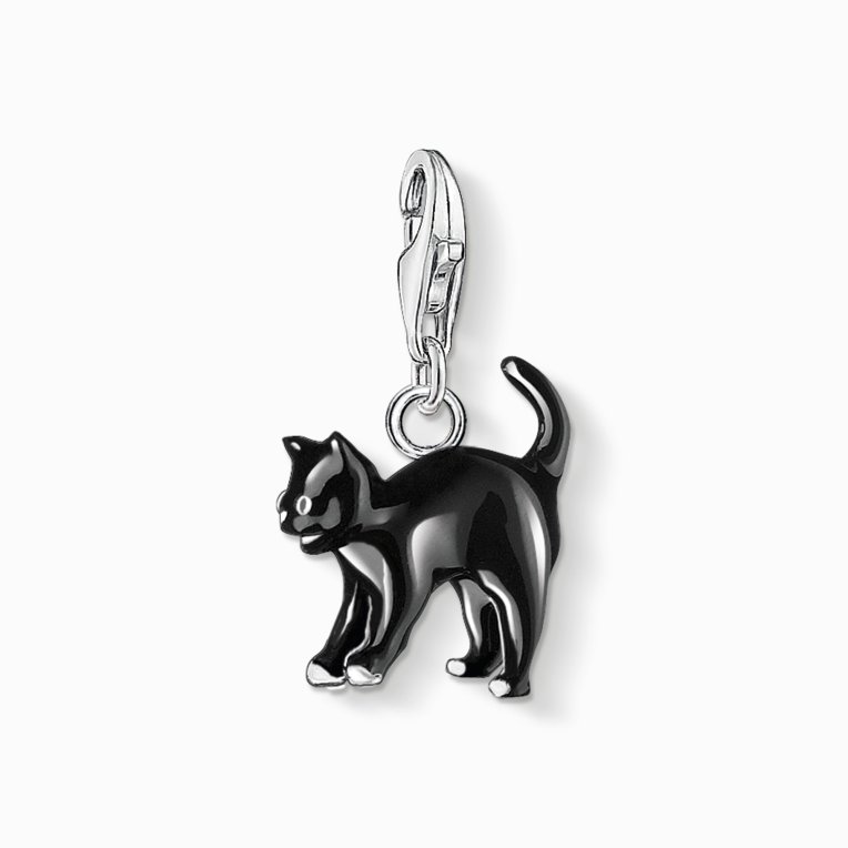 Thomas Sabo Charm-hängsmycke svart katt