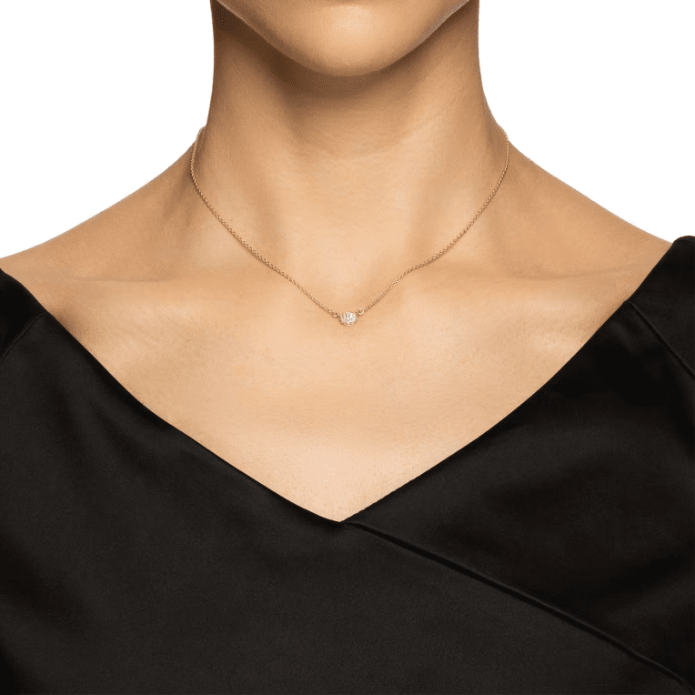 Efva Attling Love Bead halsband 18k med diamanter